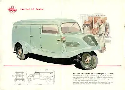 Tempo Hanseat Prospekt 1953