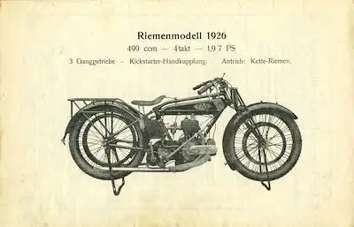 TAS 499 ccm Ersatzteilliste 1924-1926