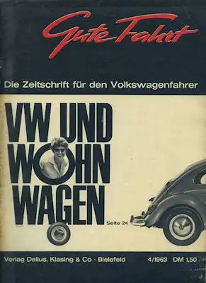 VW Gute Fahrt 1963 Heft 4