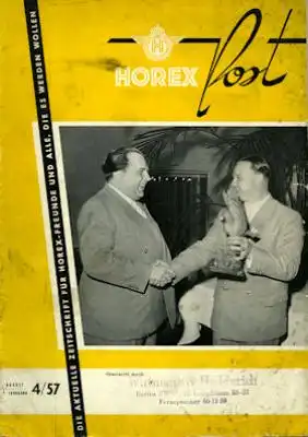 Horex Hauspost 1957 Heft 4