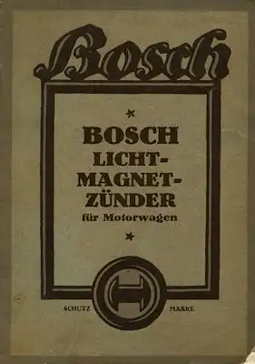Bosch Lichtmagnetzünder für Motorwagen 7.1925