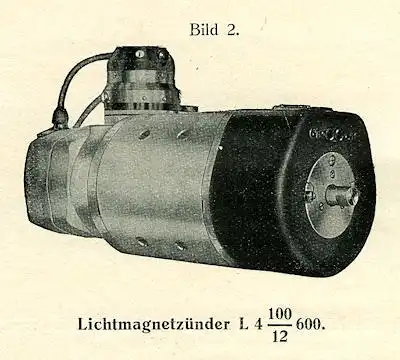 Bosch Lichtmagnetzünder für Motorwagen 7.1925