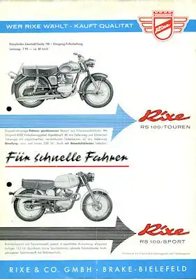 Rixe Programm ca. 1966