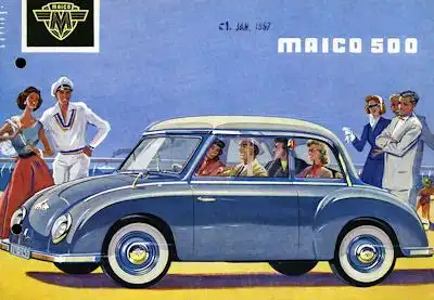 Maico 500 Prospekt 9.1957