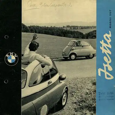BMW Isetta 250 / 300 Prospekt 10. 1956