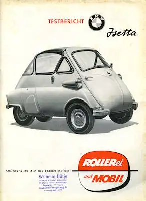 BMW Isetta 250 Test ca. 1955