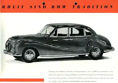 BMW 501 Prospekt 11.1955