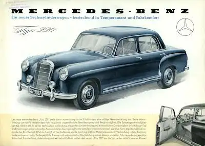 Mercedes-Benz 220 Prospekt 3.1954