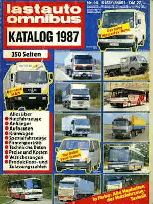 Lastauto + Omnibus Katalog Nr. 16 1987