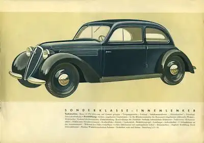 DKW Sonderklasse Prospekt 7.1939