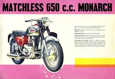 Matchless Programm 1964