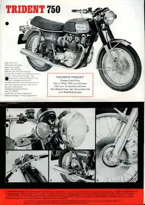 Triumph Programm 1972