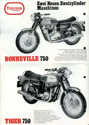 Triumph Programm 1972