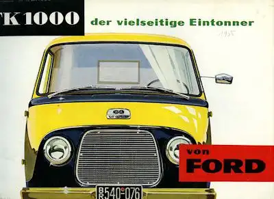 Ford FK 1000 Prospekt 1955