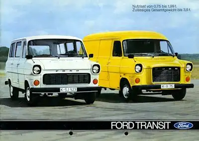 Ford Transit Prospekt 8.1977