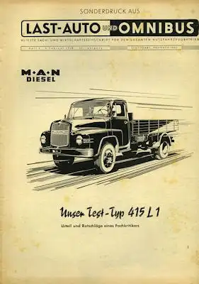 MAN Typ 415 L 1 Test 1958