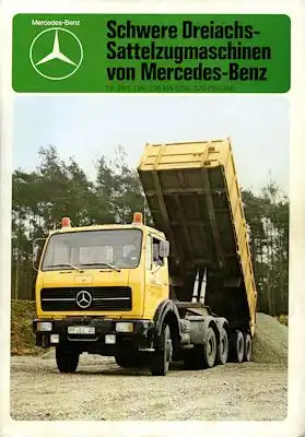 Mercedes-Benz Sattelzugmaschinen Prospekt 12.1978