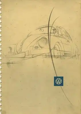 VW Käfer Prospekt 1.1953