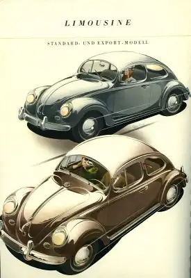 VW Käfer Prospekt 1.1953