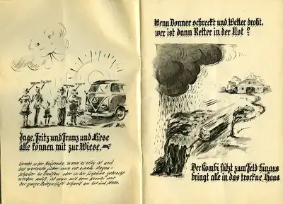 VW und die Landwirtschaft Broschüre 1950er Jahre