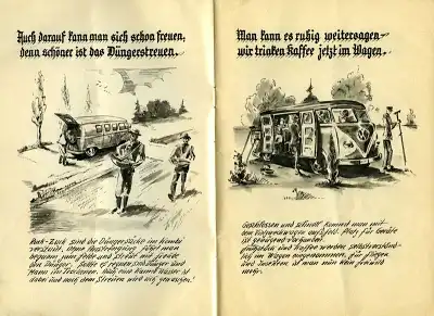 VW und die Landwirtschaft Broschüre 1950er Jahre