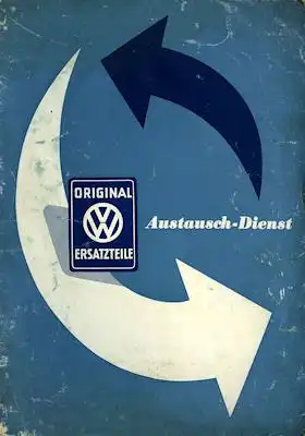VW Original Ersatzteile Austausch-Dienst 1953