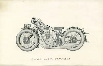 FN 350 ccm SV Ersatzteilliste ca. 1930
