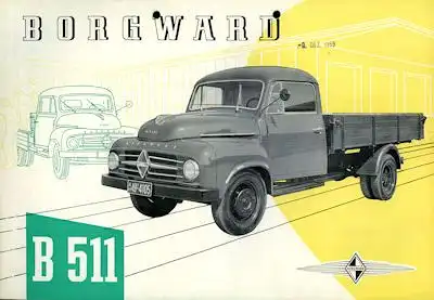 Borgward B 511 Prospekt 10.1959