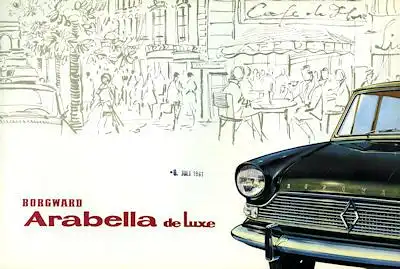 Borgward Arabella de Luxe Prospekt 1961