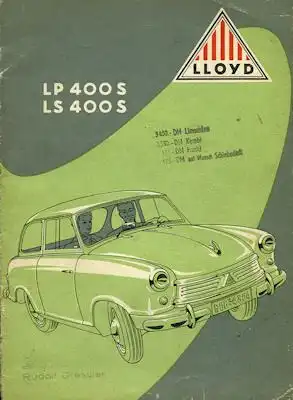 Lloyd LP 400 S und LS 400 S Prospekt ca. 1954