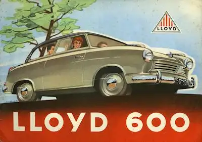 Lloyd 600 Prospekt ca. 1956