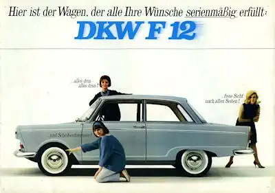 DKW F 12 Prospekt ca. 1965