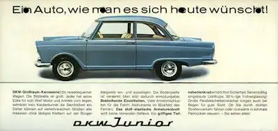DKW Junior Prospekt ca. 1958