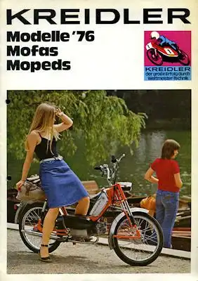 Kreidler Programm Mofa Mopeds 1976