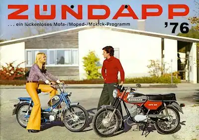 Zündapp Mofa Moped Mokick Programm 1976