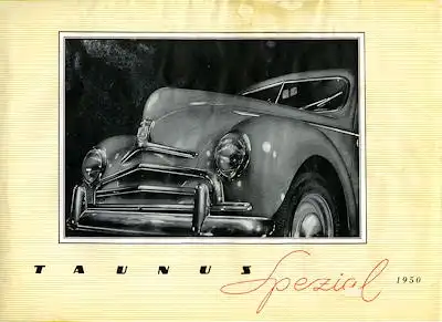 Ford Taunus Spezial Prospekt 1950