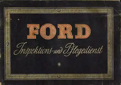 Ford Inspektions- und Pflegedienst 1954