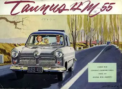 Ford Taunus 12 M Prospekt 1955