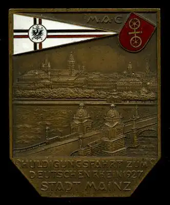 Plakette Mainz 1927