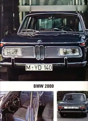 BMW 2000 Prospekt 9.1966