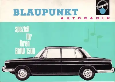 Blaupunkt Radio (für BMW) Prospekt 1963