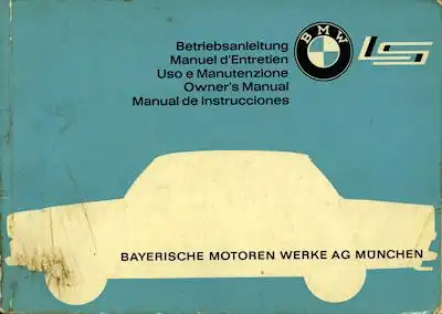 BMW LS Bedienungsanleitung 10.1962