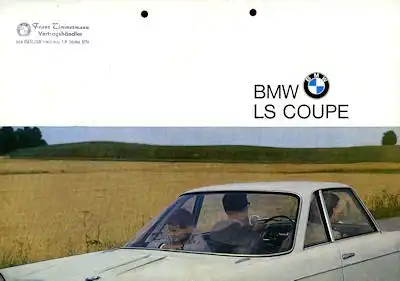 BMW LS Coupe Prospekt 8.1965