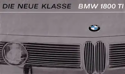 BMW 1800 TI Prospekt 3.1965