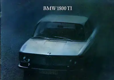 BMW 1800 TI Prospekt 8.1965
