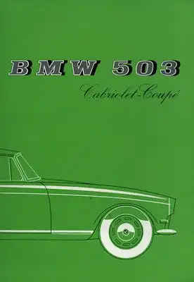 BMW 503 Cabriolet-Coupé Prospekt 1958 f
