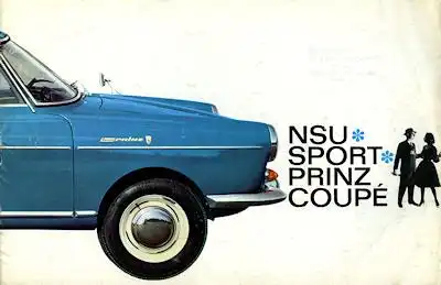 NSU Sport Prinz Coupe Prospekt 6.1962
