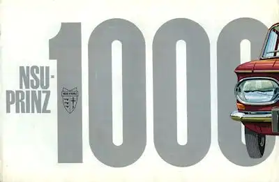 NSU Prinz 1000 Prospekt 6.1963
