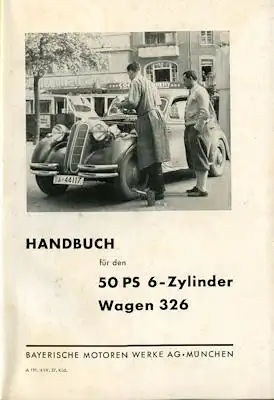 BMW 326 Bedienungsanleitung 5.1937