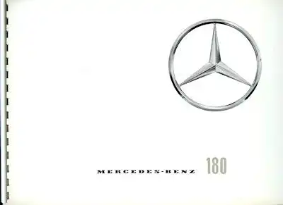 Mercedes-Benz 180 Prospekt 7.1959
